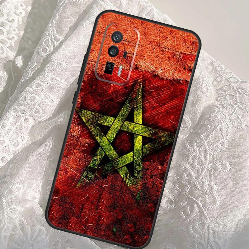 Morocco Moroccan Flag Case For Xiaomi 14T 11T 12T 13T Pro 13 14 Ultra POCO X6 Pro M6 X3 X5 M5s F3 F5 F6 Cover