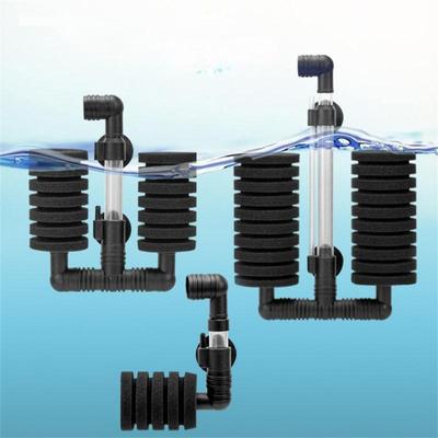 High Efficiency Filtration For Aquarium Wall-mounted Silent Fish Tank Air Pump Biochemical Cotton Filter Fish Aquatic Supplies