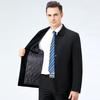 2024 Winter Men's Thickened Cotton Jacket - Business Casual Warm Outerwear for Middle-aged