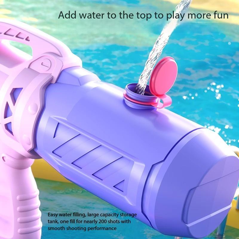 Summer Single Double Nozzle Water Gun, Large Capacity Cartoon Unicorn Duck Water Gun, Outdoor Beach Water Play Toy