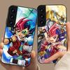 Yugioh Yuma Tsukumo Mobile Phone Case for Samsung Galaxy A56 55 54 53 52 51 36 35 34 23 16 15 5G Glass Colorful Cover Luxury
