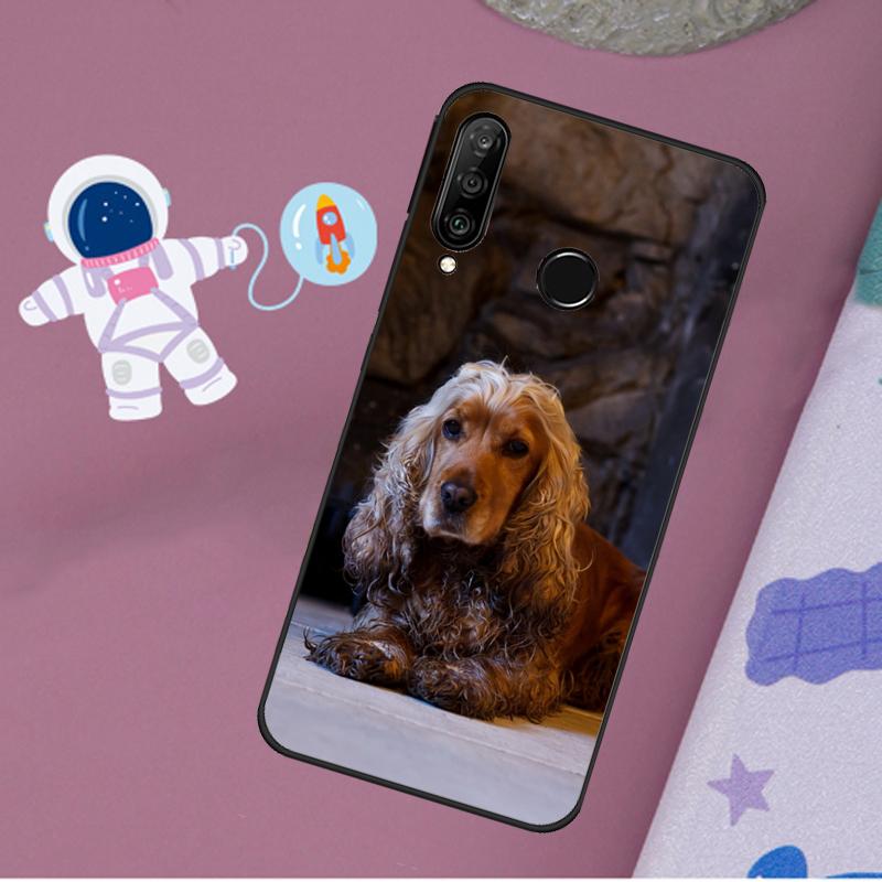 

Cocker Spaniel Dog For Huawei Nova 11i 7i 8i 12i 12s Y73 Y70 Y90 Y60 Y72 Y61 Y91 9 10 SE P40 Lite P30 Pro Case For Huawei P20 Lite
