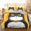 Heimtextil Cartoons Niedliche Katze Bettbezug Bettdeckenbezug Kissenbezug Junge Mädchen 23-teiliges Polyester Bettwäscheset King Queen Einzelgröße