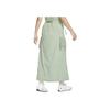 Nike ACG Snowgrass Logo Solid Color Midi Casual Skirt Women Skirts Horizon-Green Mountain-White FV7322-370