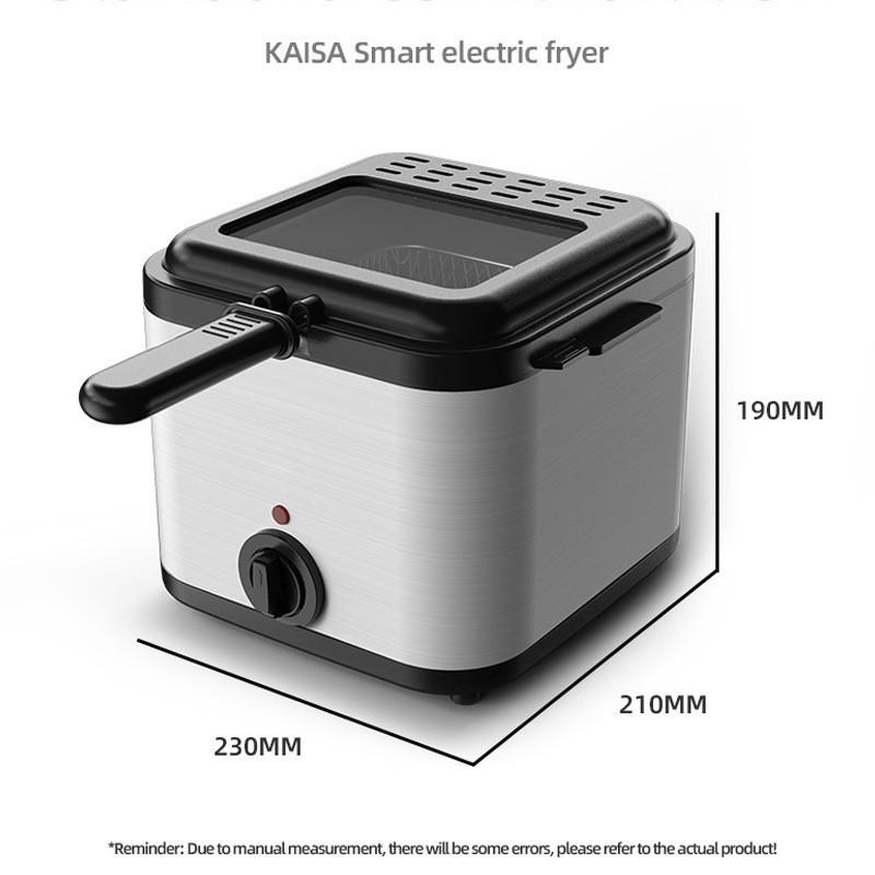 Cross-Border Visible All-in-One Self-Heating Electric Fryer Churro & French Fry Maker