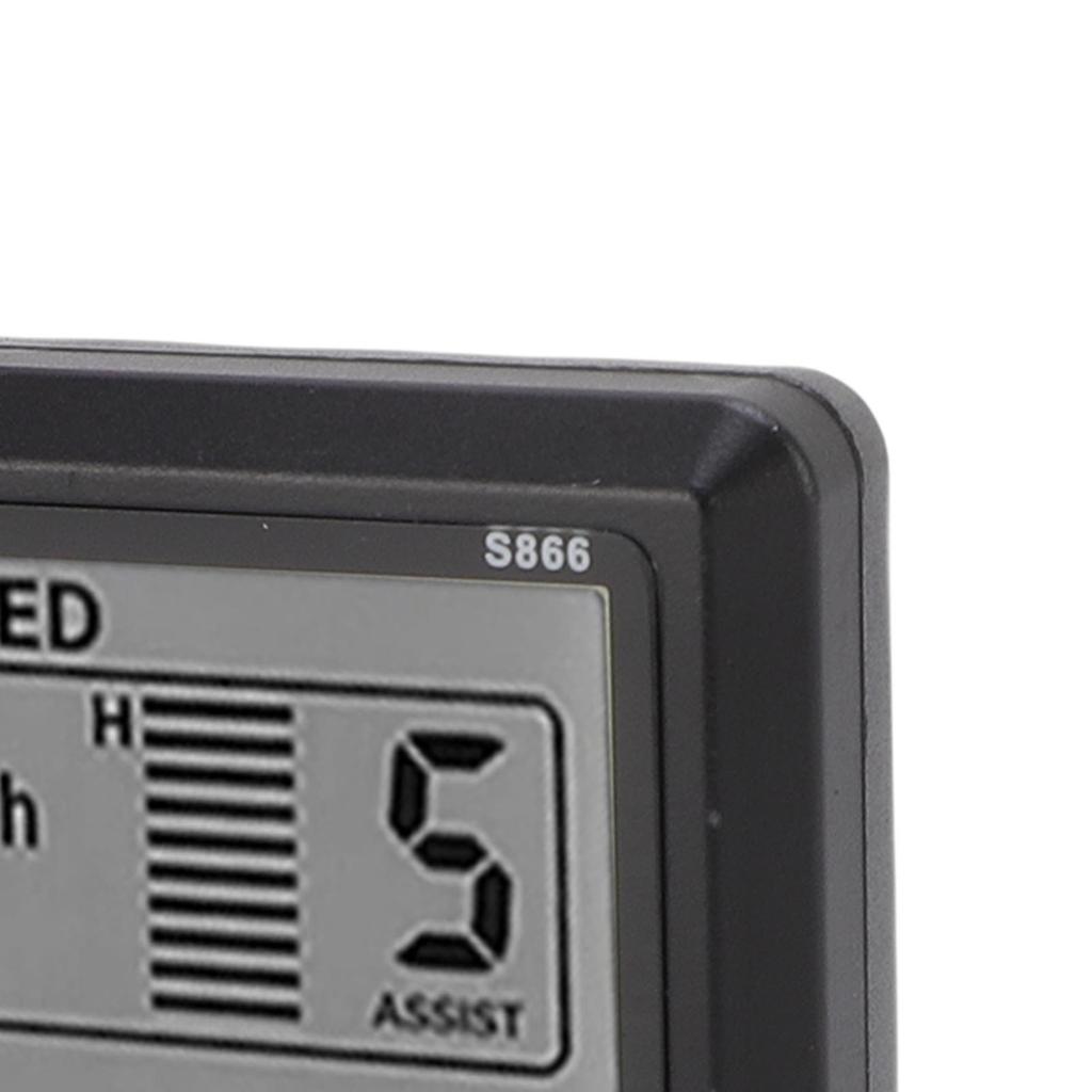 Electric Bike LCD Display Electric Scooter LCD-S866 Display Panel with Water Proof 6 Pin Connector Cycling Accessory