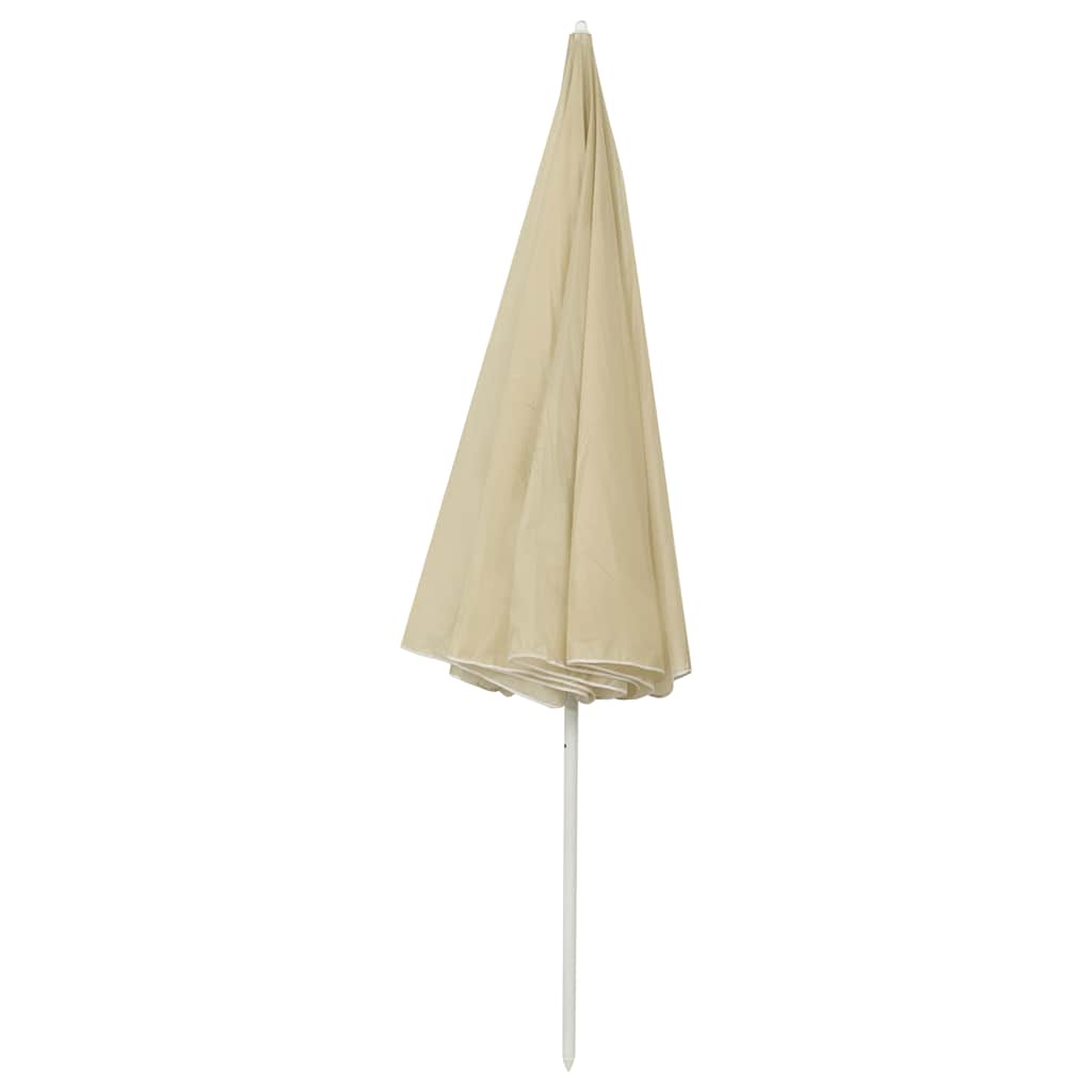 Beach Umbrella Sand Yellow 300 Cm