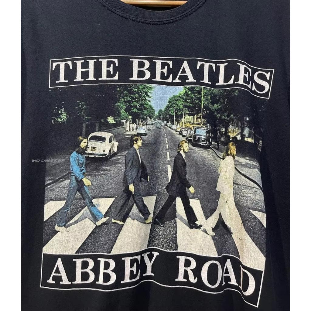 Beatles Lennon Rock Schwergewicht Herren T-Shirt Ganzjahres reine Baumwolle lässiges Oberteil Paar Streetwear T-Shirt Oversize T-Shirt