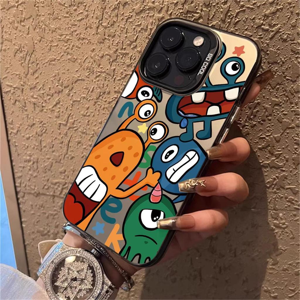 Multiple Little Monsters Apple 15 Mobile Phone Case iPhone13/12/11pro Dirt-resistant Xsmax Anti-drop 16/14XR