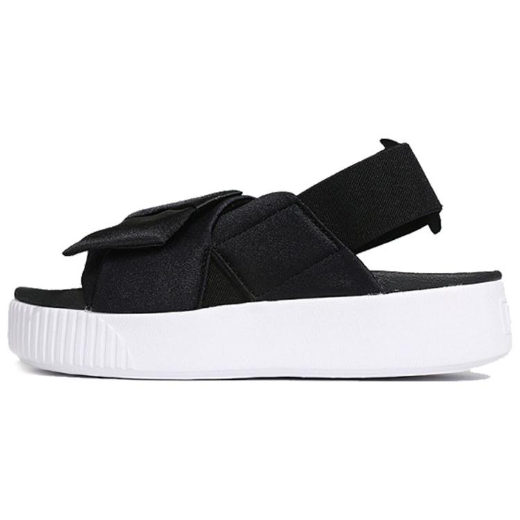 PUMA Platform Slide K Black Womens 367746-02 35.5