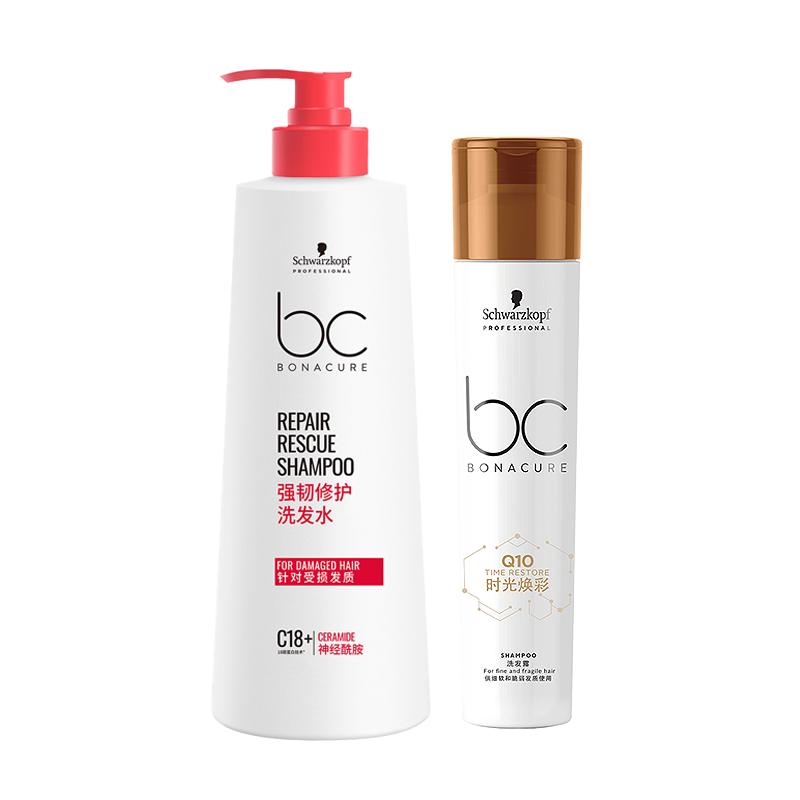 Schwarzkopf Fragrance Revitalizing Shampoo Moisturizing and Refreshing + Two-piece set: Fruitwood fragrance shampoo 500ml + Time radiant shampoo 250ml коричневый