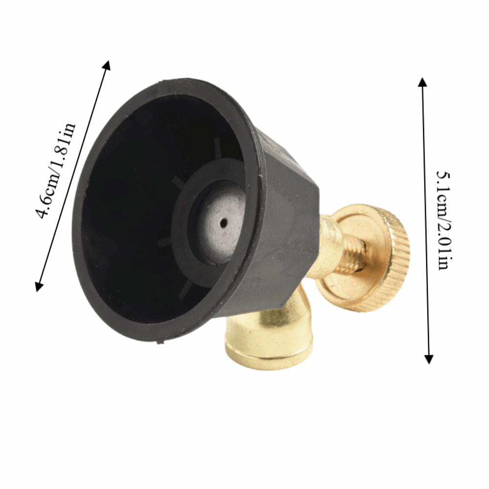 4 Set M14 X 1.5 Female Thread Adjustable Misting Nozzle Easy Install Adjustable Water Atomizing Spray Nozzle Copper and Plastic