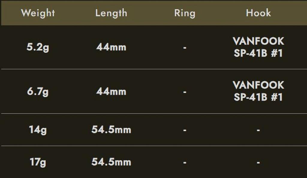 Valkein Spoon Twilight XF Level Ondine 6.7 Grams Sinking Lure No.7 (0168)