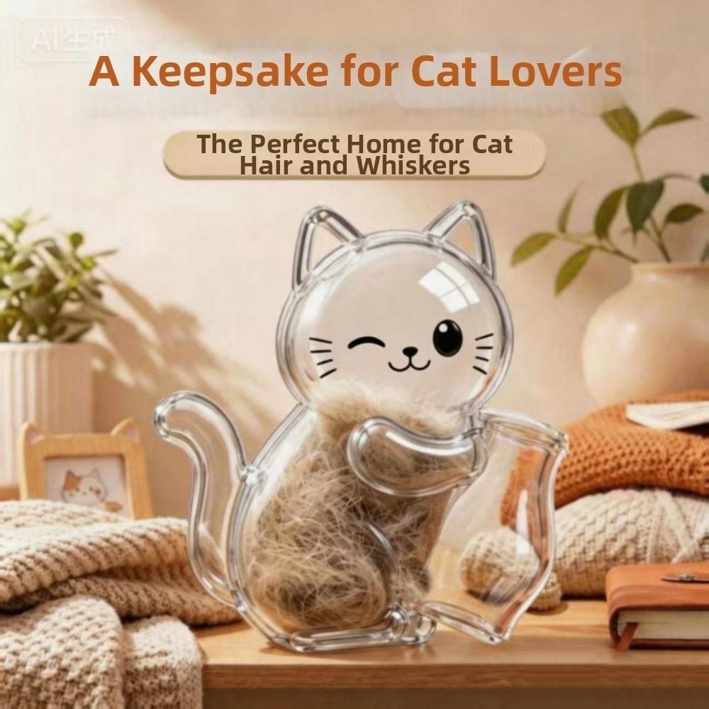 DIY Pet Memorial Fridge Magnet Creative Pet Memorial Container Pet Hair Keepsake Box  Pet Lovers