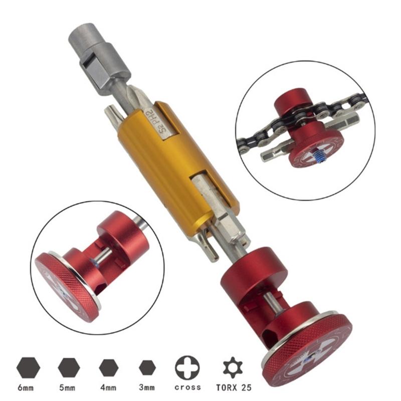 Aluminum Alloy Bike Bicycles Invisible Repair Tool Set High Strength Crankset Wrench Portable Cycle Repairing Fix Tool