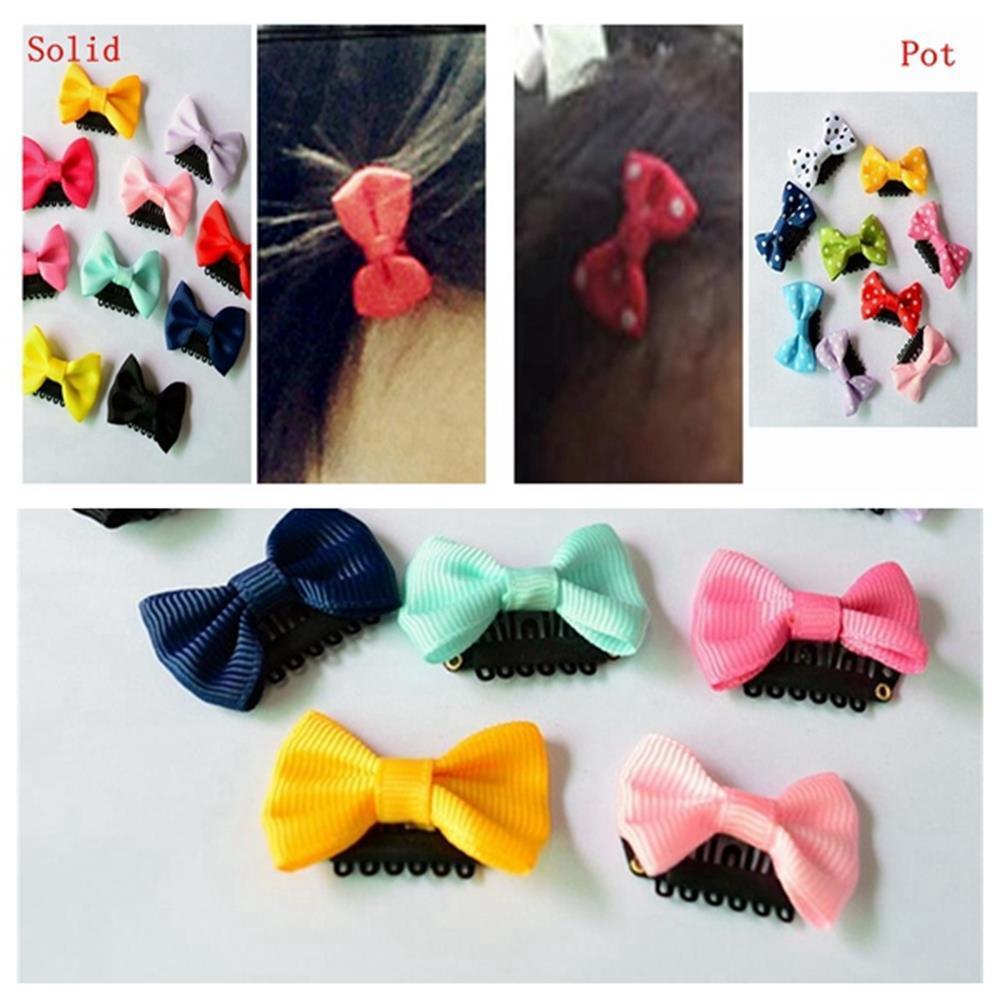 Buy 10pcs Cute Girls Clay Polymer Kids Baby Barrettes Butterfly Knot Dot Pattern Hair Clips At Affordable Prices Free Shipping Real Reviews With Photos Joom