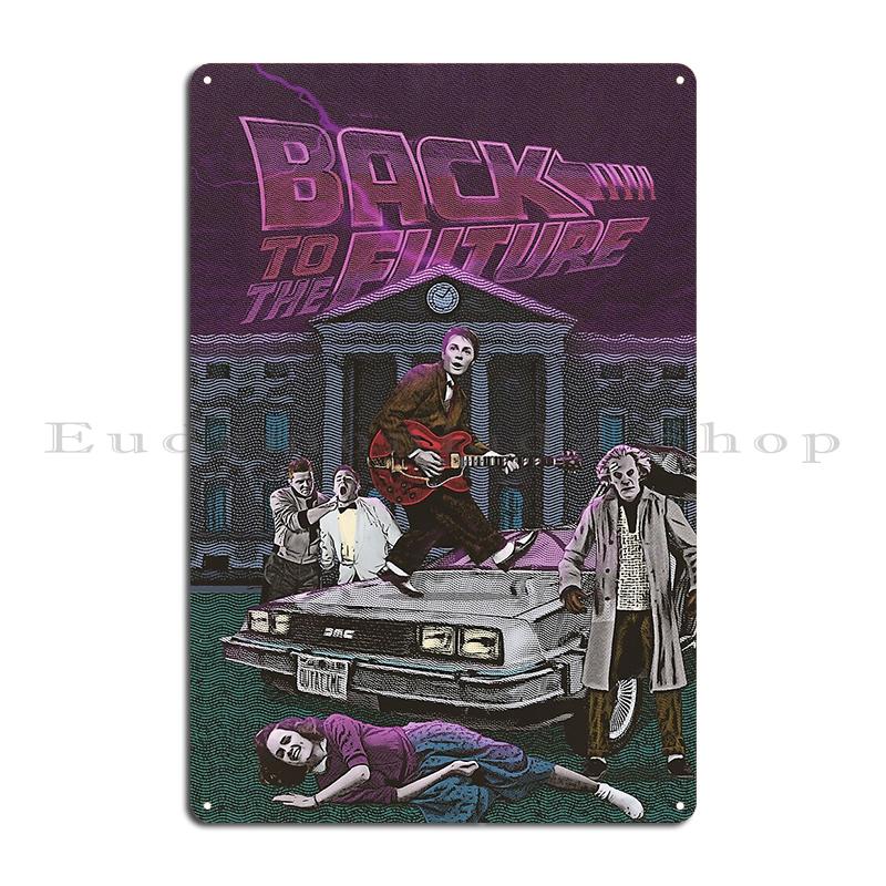 

Officially Licensed Back To The Future Oct 21, 2015 4:29 DeLorean Numbers Almanac Poster Metal Plaque Decoration Tin Sign Poster 20x30cm