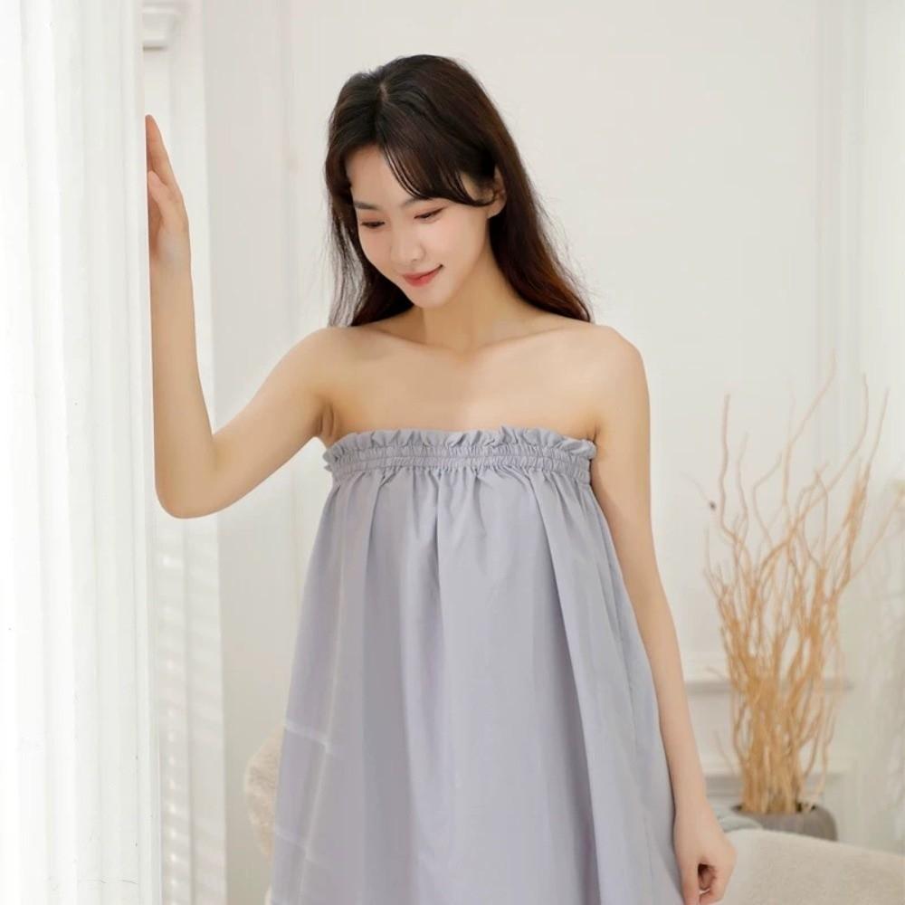 Comfortable Flexible Bust Support Bath Skirt Strapless Soft Shower Towel Wearable Absorbent Sauna Towels Spa