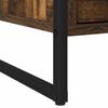 Nightstand Smoked Oak 50 x 39.5 x 50 cm Particleboard
