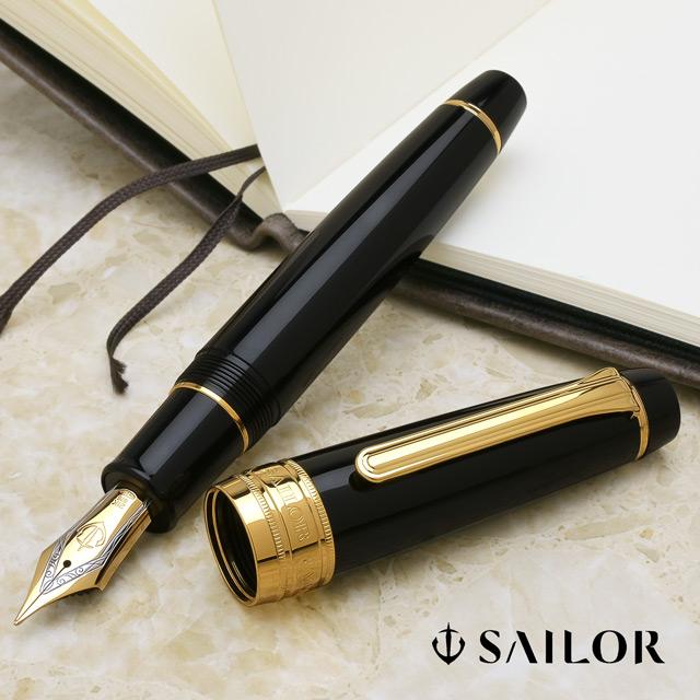 Sailor KOP Professional Gear Gold Fountain Pen King of Pen M Nib 10-9618-420