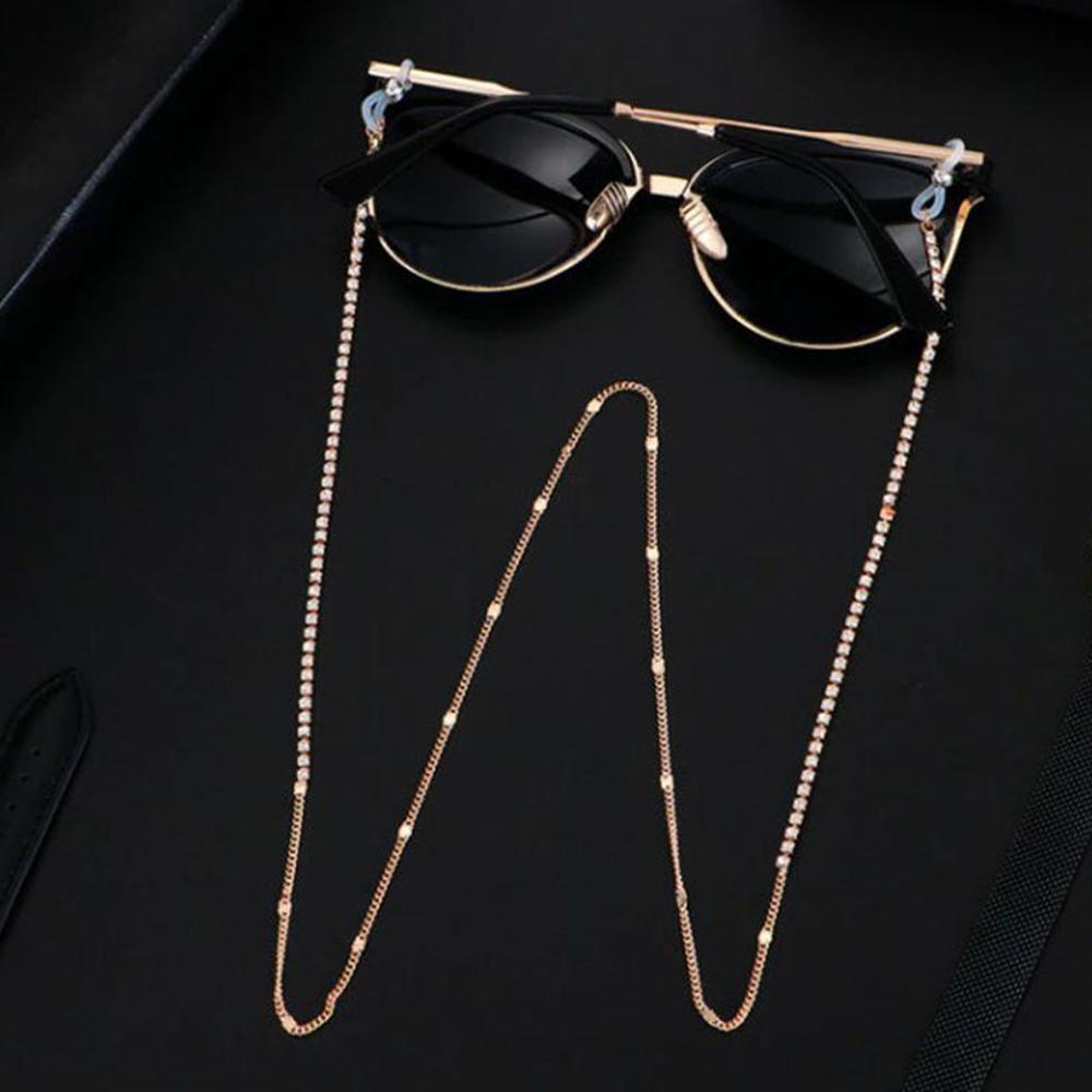Sunglasses Masking Chains For Women Acrylic Pearl Crystal Eyeglasses Chains Lanyard Glass New Fashion Jewelry Wholesale