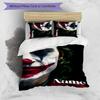 3pcs Custom Name Cartoon Joker Bedding Set Duvet Cover Closure Includes 1 Duvet Cover & 2 Pillowcases for All Seasons Bedroom Decor