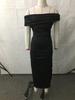 Solid Color European & American Style One-Shoulder Slit Long Dress - Classy, Sexy, Shiny
