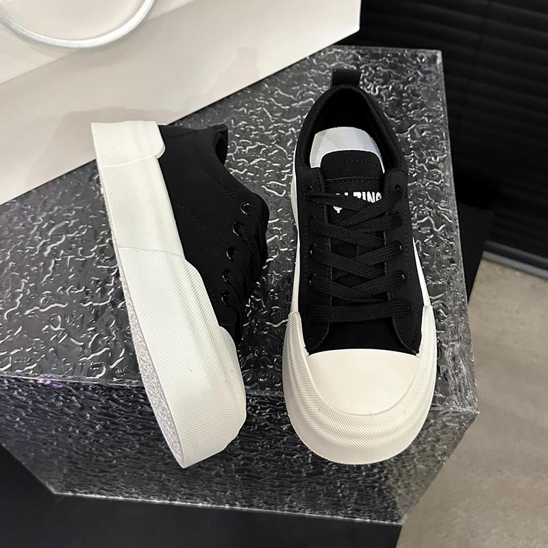 Fashion Thick Sole Women's Sneakers Leopard Print Designer Flats Casual Shoes Lace Up Running Sneakers 2024 Popular Fall Walking