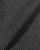 MOAA Ribbed Mock Neck Zip-Up (Charcoal)