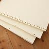 A4 Grid Kraft Paper Loose-Leaf Notebook with 30-Hole Refill - Retro Style