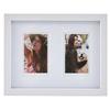 Instax Photo Frame 2-Window Display Frame 2 Instax Photos Horizontal Vertical Tabletop Wall Hanging Home Office Decor Gift Idea