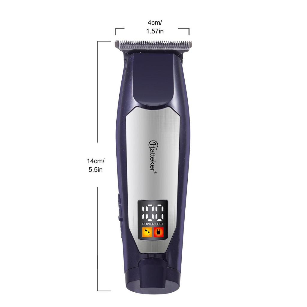 Hair Clipper Rechargeable Haircut Machine Cordless Digital Display Hair Cutting Machine Professional Zero Cutting Machine
