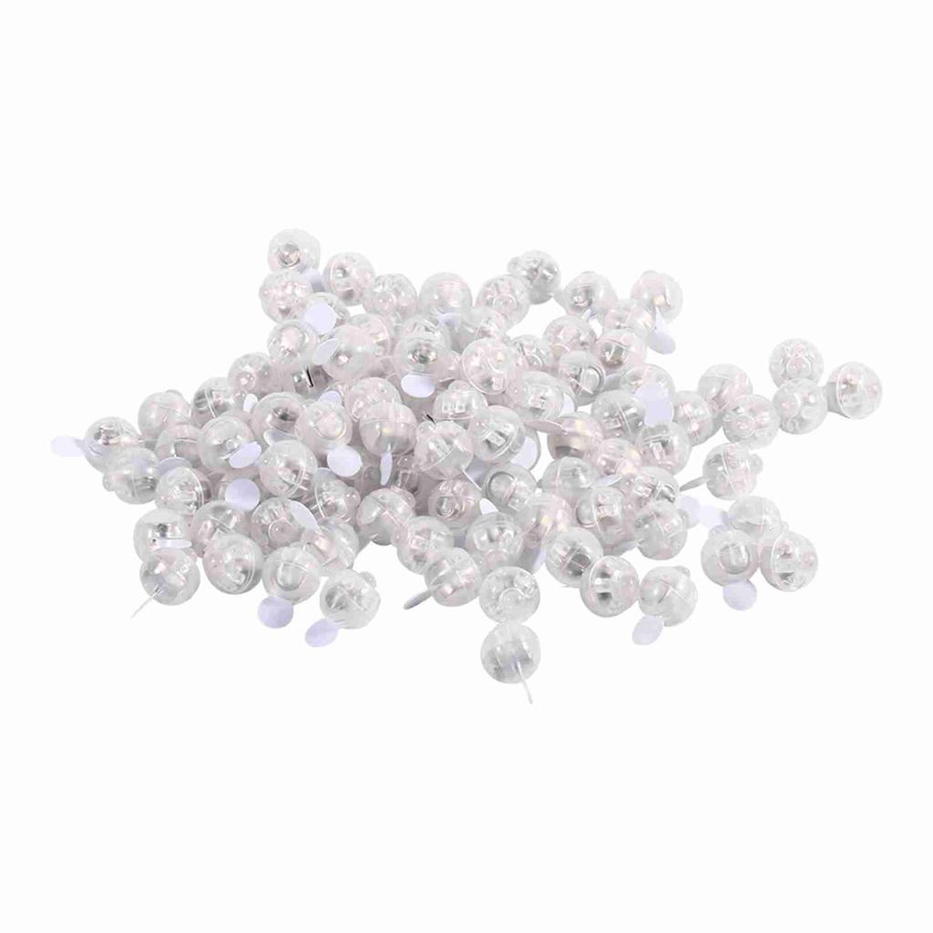 100Pcs/lot Round Flash Ball Lamps Balloon Lights Christmas Wedding Party Decoration Yellow