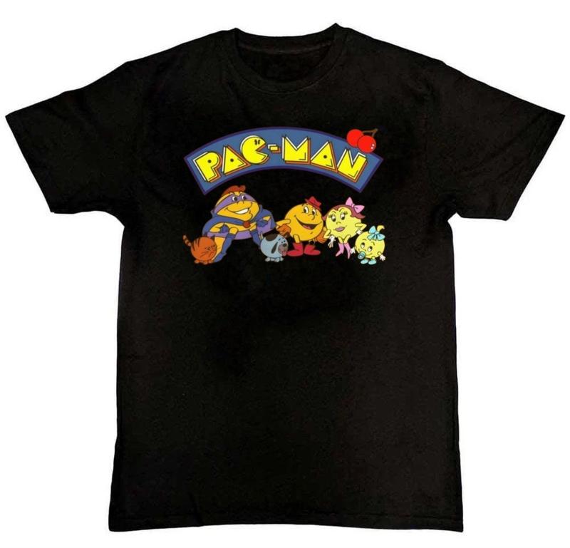 Pac-Man - Ms Pac-Man, Baby Pac Graphic Unisex T-Shirt S