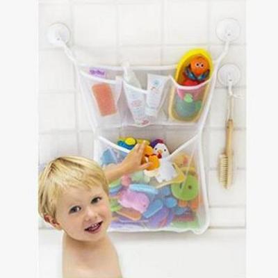 Aufbewahrungstasche für Badespielzeug für Kinder mit Saugnapf und Haken