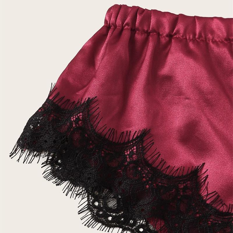 Women In Satin Silk Pajamas Nightdress Lingerie Lace Underwear Sleepwear Sexy Lingerie For Women Plus Size Women's Underwear