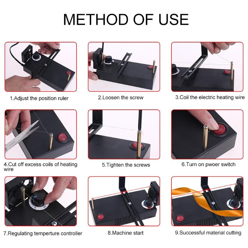 High-performance Home Use Hot Ribbon Cutter Machine DIY Rope Band Craft DIY Manual Cut ToolHousehold Ribbon Cutter