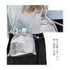Shoulder mini shoulder sub [Gisele] bag, small, lightweight, 2-way, crossbody, drawstring, metallic, bag, handbag, bag, bag, women's (gunmetal)