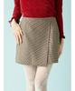 Variation Wrap Mini Skirt LWFS254077CHECK0