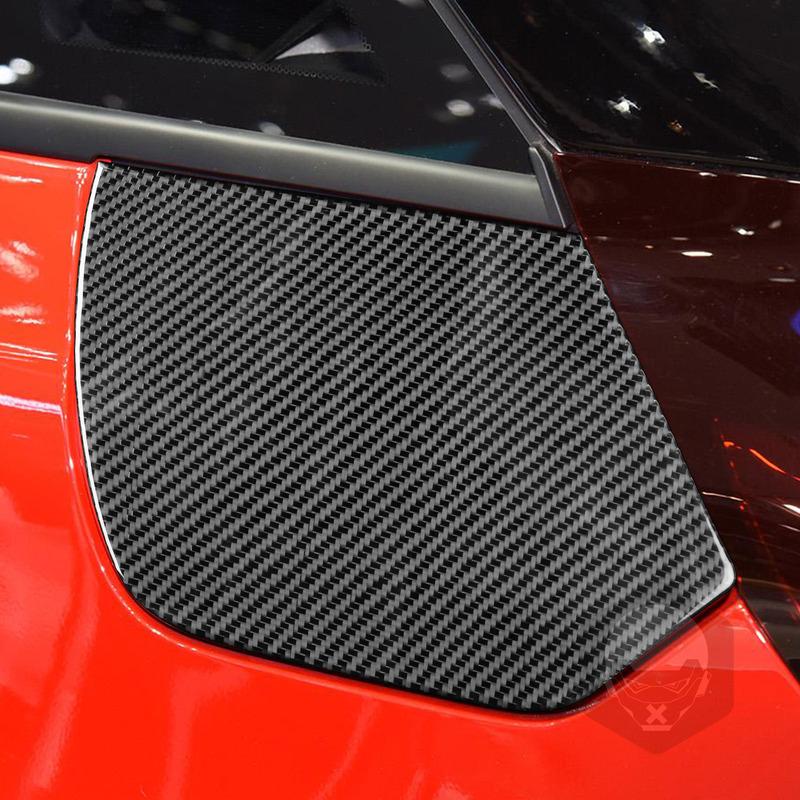Real Carbon Fiber Car Accessories Fuel Gas Caps Decorative Trim Cover Soft Sticker For Honda Fit /Jazz GR9  2024 2025