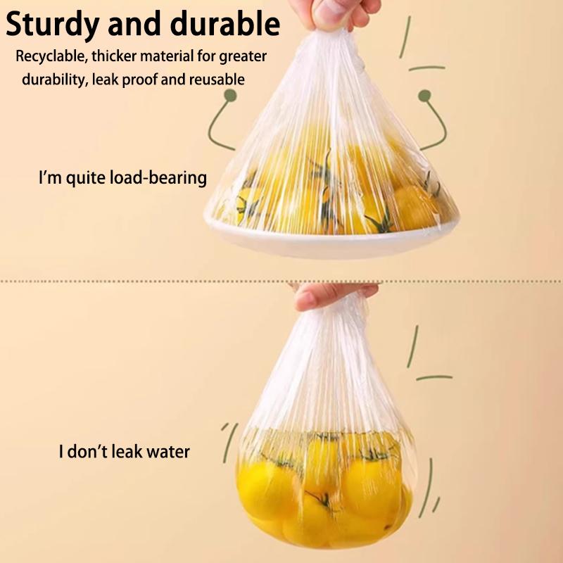 No-Tear Food-Grade Plastic Wrap Sleeves Extra-Large Size 500 Or 350 Pieces Per Pack