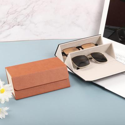 Folding Glasses/sunglasses Case with 2 Compartments
