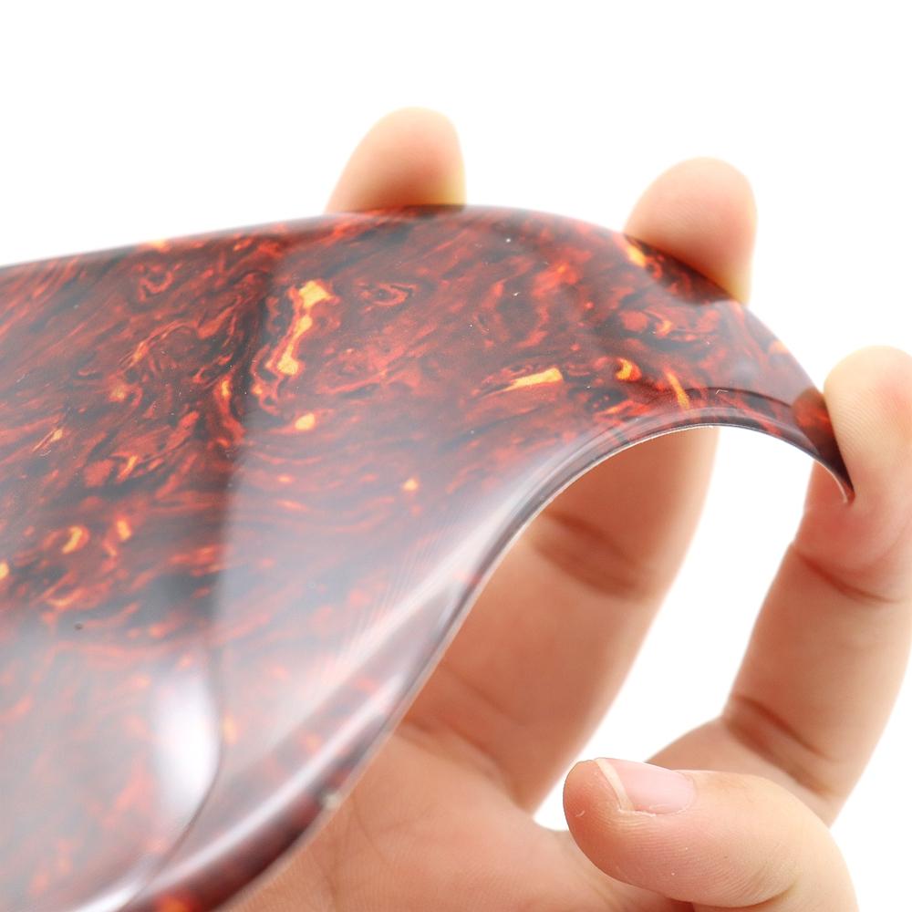 1R Decorative Celluloid & Crystal Epoxy Resin Guitar Pickguard Anti-scratch Plate for Folk Acoustic Guitar