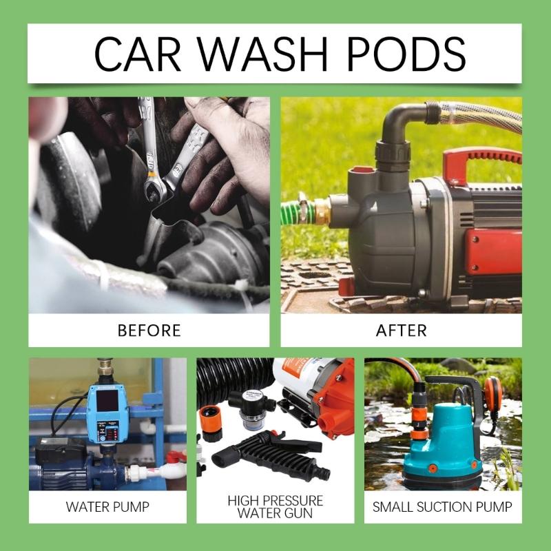 150ml 5fl oz Pressure Washer Pump Saver Flexible Pour Hose Pump Crankcase Oil Saver Antifreeze Agent Protects Equipment