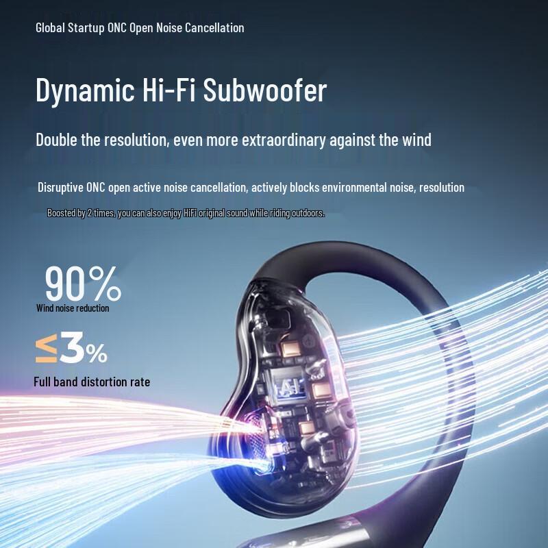 Saina G9SAI Open-Ear Wireless Sports Headphones with Real-Time Translation