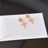 2026 Original Zirkon Kreuz Ohrstecker: Hochwertiges, vielseitiges Mini-Design