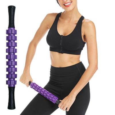 Gear Massage Roller Stick Deep Tissue Relaxation Fitness Muscle Sore Relief Physical Therapy