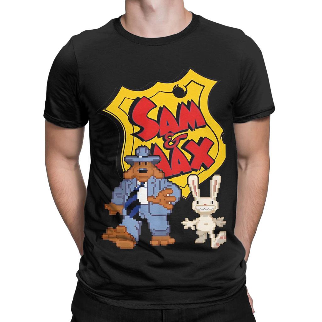 Friend Graphic 100 Cotton Tshirt Sam And Max Hit The Road Tees Tops For Unisex