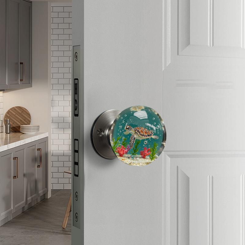 Door Handle Lock Decorative Vintage Privacy Door Locks Heavy-Duty Smooth-Turning Bedroom Doorknobs Aesthetic Home Decoration For