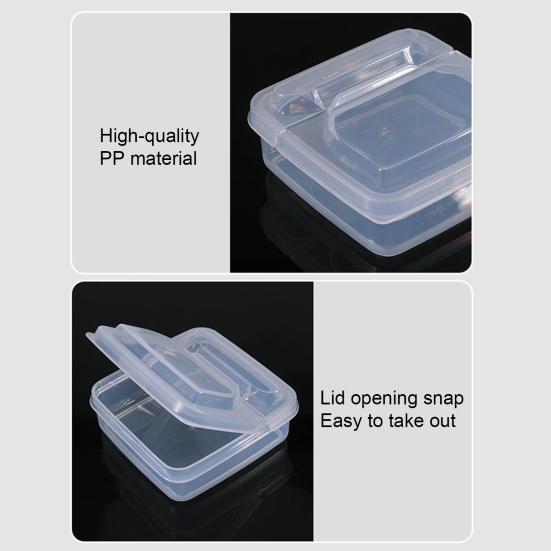 Vikbar smör- och ostförvaringsbehållare med silikontätning Fyrkantig plastlåda Utrymmesbesparande Färskhållande Organizer för köksskåp